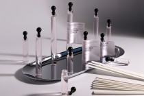 Γυάλινο φιαλίδιο 5 ml για tester αρωμάτων με πλαστικό καπάκι - 100 τμχ