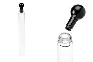 Flacone tester in vetro da 3 ml con tappo in plastica - 100 pz-εικόνα_προϊοντική