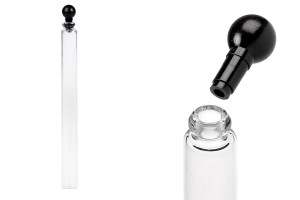 Flacone tester in vetro da 5 ml con tappo in plastica - 100 pz-εικόνα_προϊοντική