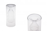 Flacon diffuseur en verre double paroi 350ml (90x200 mm) en verre soufflé - transparent
