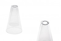 Flacon diffuseur en verre double paroi 155ml (95x150 mm) en verre soufflé - transparent