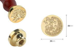 Siegellackstempel 25mm in verschiedenen Ausführungen-2