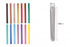Sealing wax sticks 11x135 mm for glue gun in various colors - 10 pcs