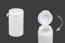 Πλαστικό λευκό βαζάκι 30ml με κουμπωτό καπάκι ασφαλείας για χάπια και κάψουλες