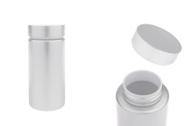 Βαζάκι πλαστικό PET 180 ml σε ασημί χρώμα για χάπια και κάψουλες Βαζάκι πλαστικό PET 180 ml σε ασημί χρώμα για χάπια και κάψουλες
