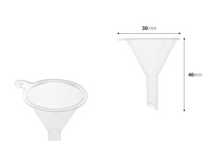 Kunststofftrichter - Durchmesser 30 mm (Endung 6 mm) - 6 Stk-2