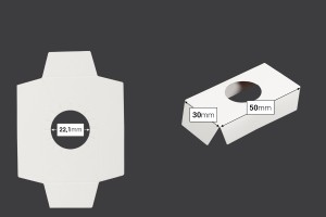 Innere Papierstütze 50x30 mm für 50 ml Flaschendosen - 100 Stk-2