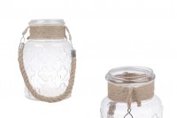 Βάζο διακόσμησης γυάλινο 3000 ml με χερούλι χωρίς καπάκι 110x270 mm