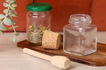 Βάζο γυάλινο τετράγωνο 106 ml Βάζο γυάλινο τετράγωνο 106 ml