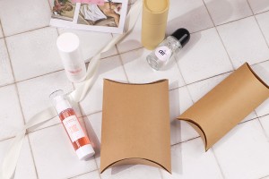 Karton 200x150x50mm aus Kraftpapier in Kissenform - 20 Stück-3
