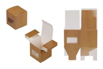 Boîte en papier marron 56 x 56 x 60 mm - 50 pcs Boîte en papier marron 56 x 56 x 60 mm - 50 pcs