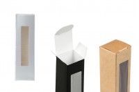 Boîte papier avec fenêtre 25x25x85 - 50 pcs