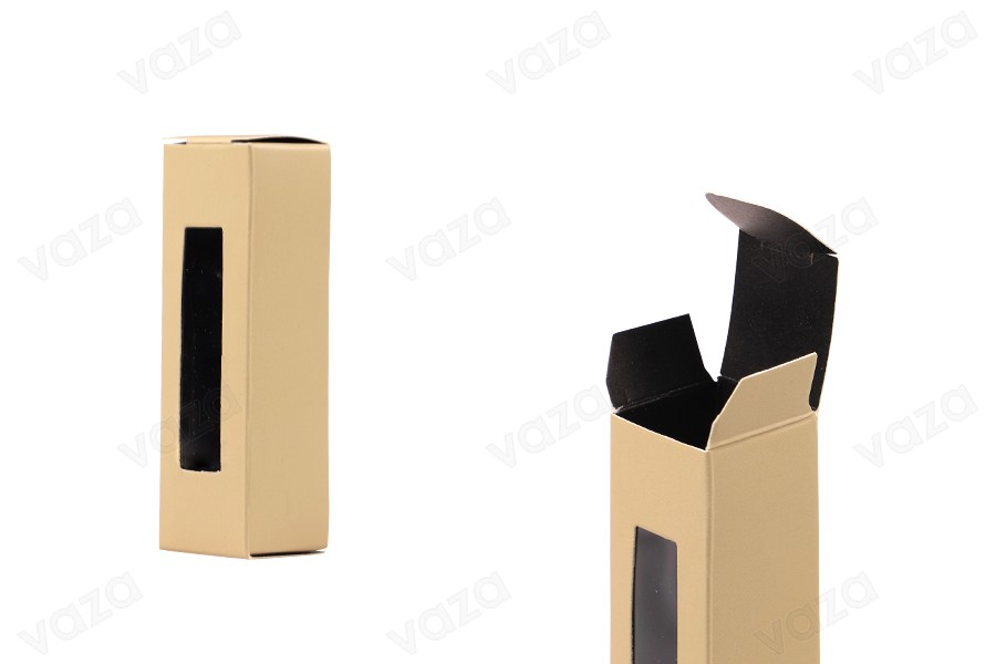 Papierbox 25x25x85 mit Fenster - 50 Stk Papierbox 25x25x85 mit Fenster - 50 Stk-εικόνα_προϊοντική