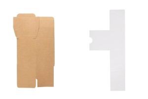 Schachtel aus Kraftpapier 70x70x95mm braun -50 Stücke-6
