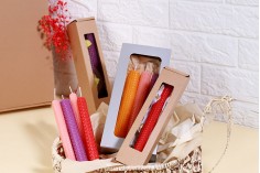 Kit for creating candles - candles from beeswax in various colors (5 sheets)