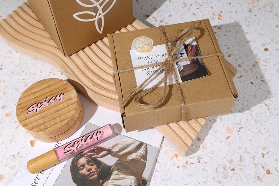 Verpackungsbox 150x135x45mm aus Kraftpapier - 20 Stk Verpackungsbox 150x135x45mm aus Kraftpapier - 20 Stk-εικόνα_σύνθεση