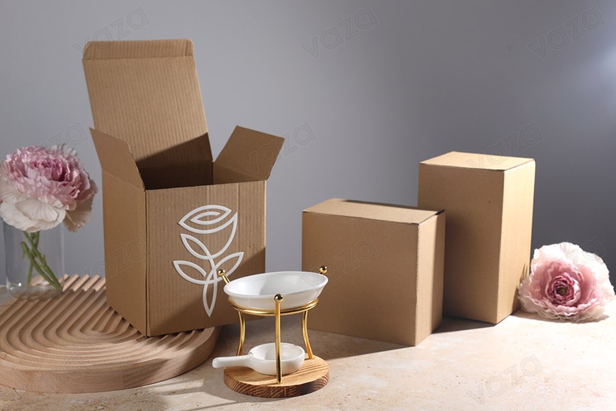Verpackungsbox 133x79x130mm aus Kraftpapier - 20 Stk Verpackungsbox 133x79x130mm aus Kraftpapier - 20 Stk-εικόνα_σύνθεση