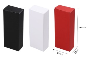 Boîtes pour flacons de parfum 50 ml aux dimensions 53 x 32 x 140 en couleurs MAT-2
