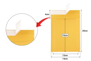 Enveloppes avec aérographe 14 x 16 cm-2