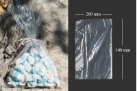 Clear bags 200x300 mm for food packaging - 100 pieces