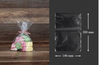 Clear bags 140x200 mm for food packaging - 100 pieces