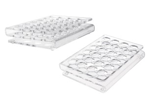 Support en plexiglas 165 x 120 x 28 avec pieds en silicone - 24 positions (ouverture des trous 21 mm)-εικόνα_προϊοντική