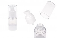 Μπουκάλι πλαστικό Airless για κρέμα διάφανο 15 ml