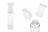Μπουκάλι πλαστικό Airless για κρέμα διάφανο 50 ml