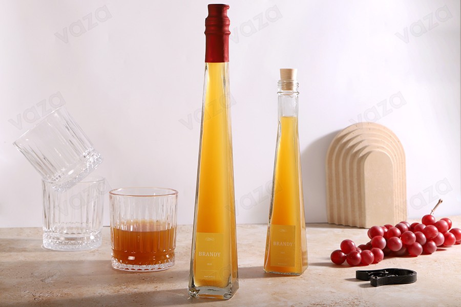 Bouteille en verre pour huile-vinaigre, boissons ou décoration 48 x 235 - 120 ml Bouteille en verre pour huile-vinaigre, boissons ou décoration 48 x 235 - 120 ml-εικόνα_σύνθεση