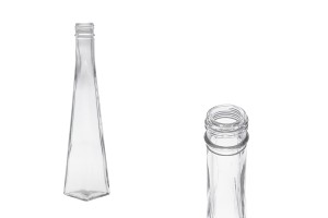 Bouteille en verre pour huile-vinaigre, boissons ou décoration 48 x 235 - 120 ml-1