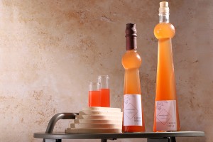Glasflasche für Öl-Essig, Getränke oder Dekor 63x58x300 - 260 ml-3