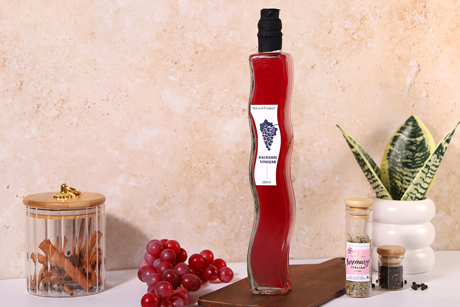 Bouteille en verre pour huile-vinaigre, boissons ou décoration 310 x 42 - 280 ml-imazh_grup