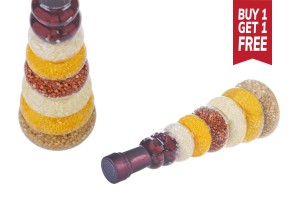 Glasflasche mit verschiedenen Früchten für die Dekoration der Küche-380 ml-εικόνα_προϊοντική