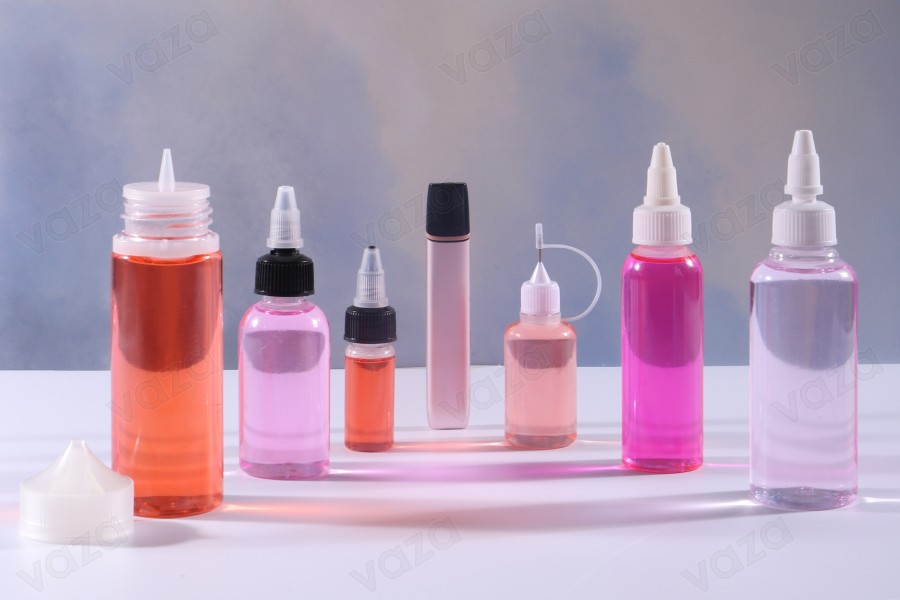 Μπουκαλάκι PET 100 ml διάφανο με λευκό twist up καπάκι unicorn - 50 τμχ-εικόνα_σύνθεση