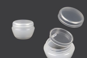 Acryl- Cremedose 10ml, halbtransparent mit Abdichtscheibe -12 Stücke-εικόνα_προϊοντική