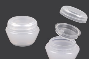 Cremedose 5ml halbtransparent mit Abdichtscheibe -12 Stücke-εικόνα_προϊοντική