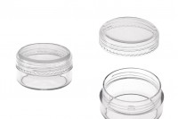 20ml acrylic jar with cap - 12 pcs