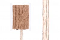 Treccia decorativa in  nel colore dello spago, con una larghezza di 15 mm (10 metri al pezzo).