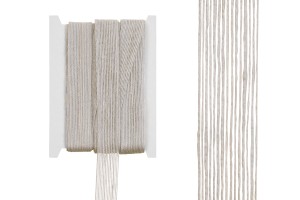 Dekoband beige, Breite 25 mm (10 m je Stück)-εικόνα_προϊοντική