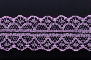 Pizzo in poliestere doppia larghezza 30 mm - 10 metri al pezzo