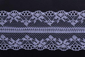 Pizzo in poliestere doppia larghezza 40 mm - 10 metri al pezzo