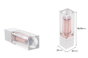 Kuti për buzëkuq-lip stick me kapak transparent-imazh_dimensione