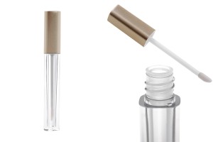 Kuti për lip gloss 4 ml me kapak në ngjyrë shampanje-imazh_produkt