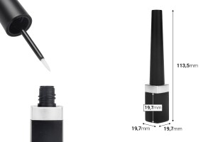 Flacon avec pinceau eyeliner de 8 ml - 6pcs-εικόνα_διαστάσεις
