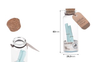 Wünschglas Meer mit Spitzkorken - 12 Stücke-bildabmessungen