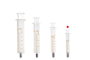 Seringue en verre de 5ml, avec embout et aiguille en métal-εικόνα_σύνθεση