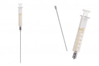 Seringue en verre de 10ml, avec embout et aiguille en métal