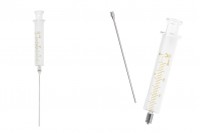 Seringue en verre de 30ml, avec embout et aiguille en métal