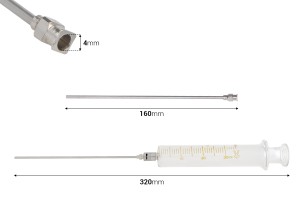 Shiringë qelqi 30ml me majë metalike dhe gjilpërë metalike-εικόνα_διαστάσεις