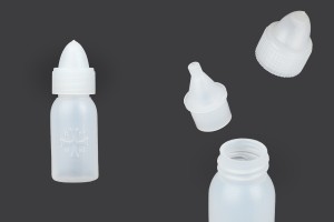 Kunststoffflasche für Nagellackentferner oder Weihwasser 100 ml-1